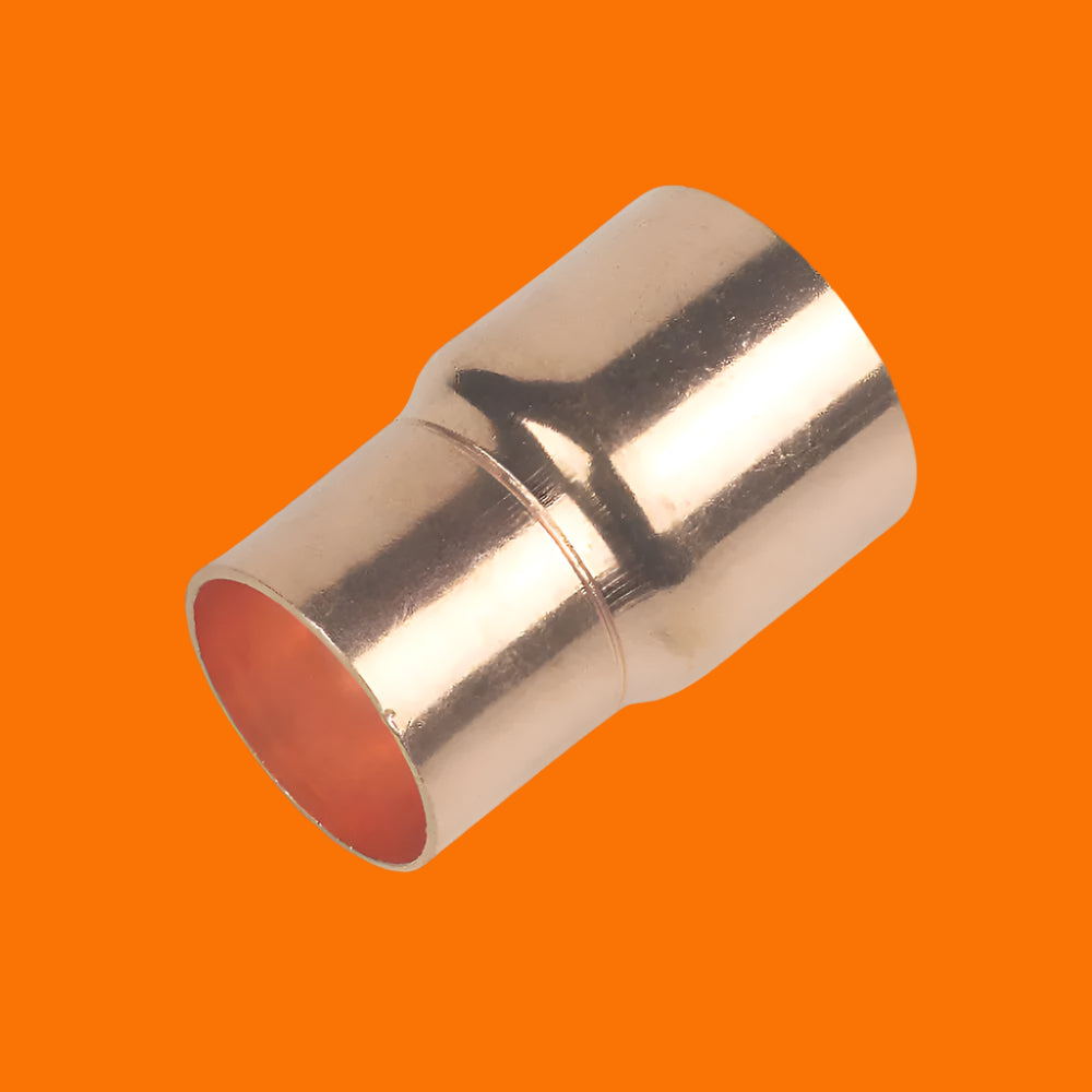 End Feed Copper Reducing Coupler 10mm x 8mm